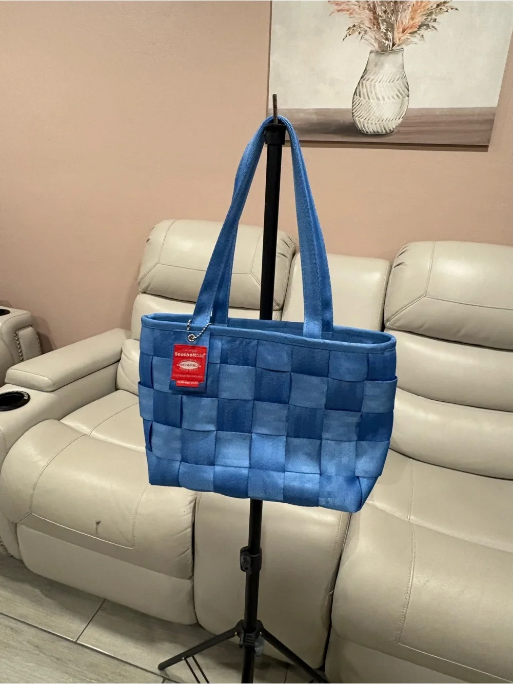 NWOT Harvey's Original Seatbelt Bag Woven Medium Large Tote